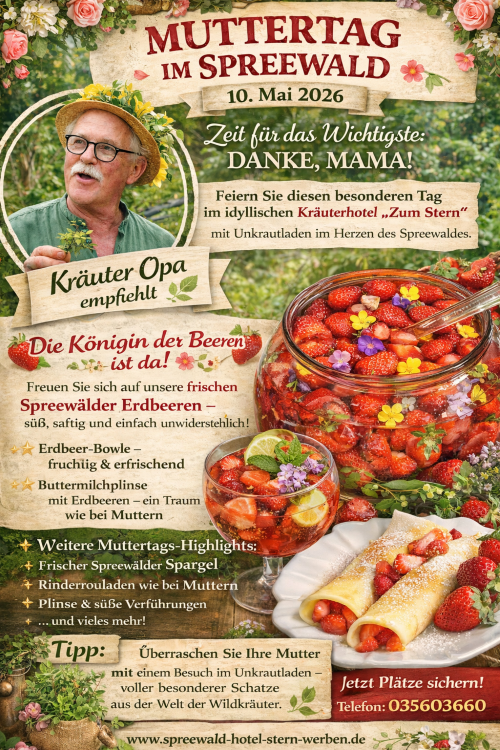 🌸 MUTTERTAG IM SPREEWALD 🌸 10. Mai 2026
